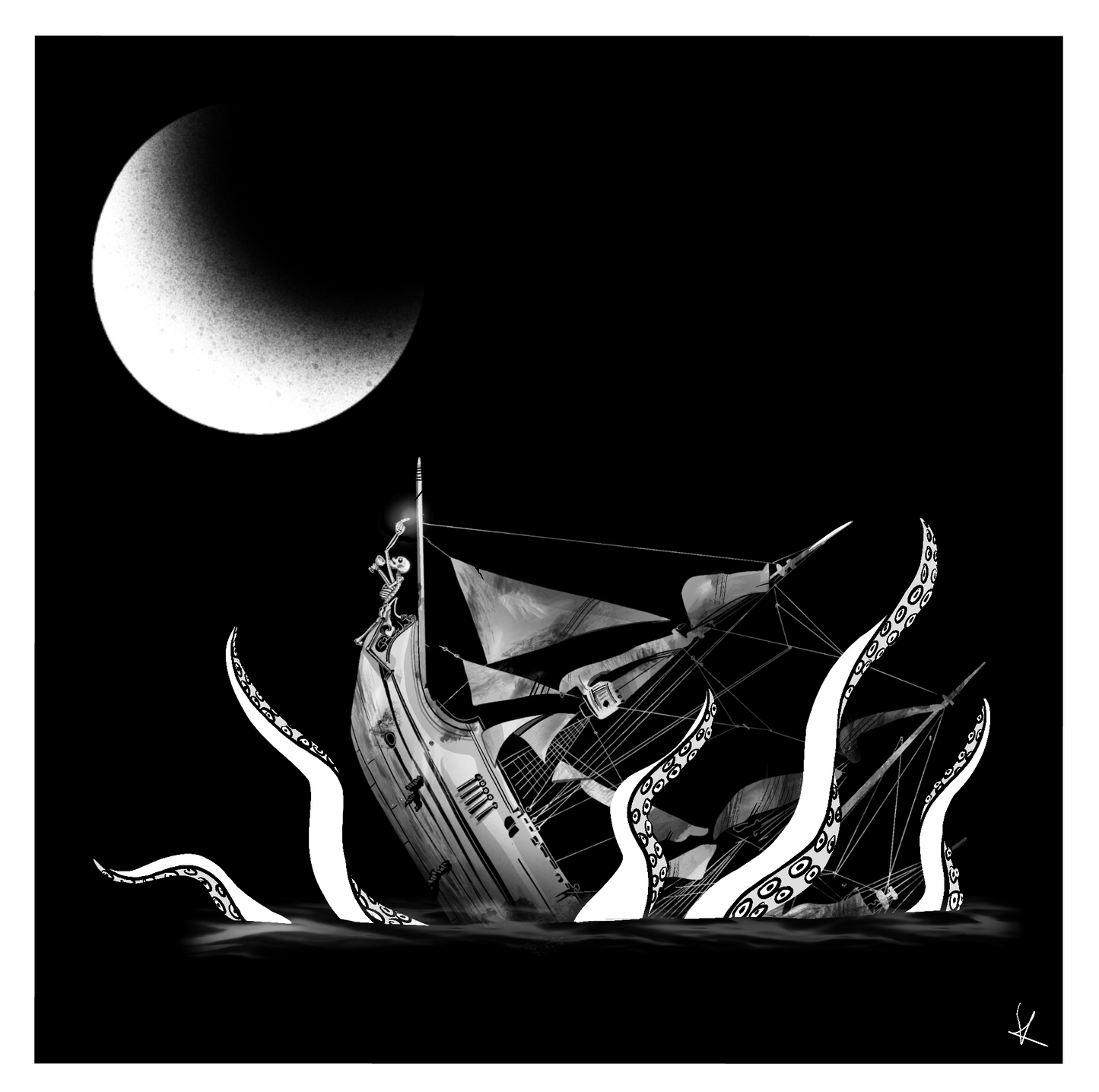 Ink-Tober 2021 - Navire - SOLD OUT
